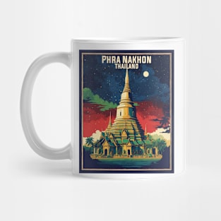 Phra Nakhun Thailand Vintage Retro Travel Tourism Mug